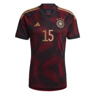 Tyskland Niklas Sule #15 Bortedrakt VM 2022 Kortermet